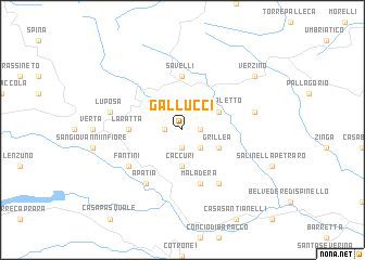 map of Gallucci