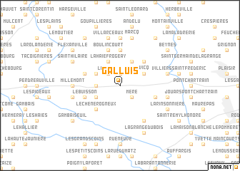 map of Galluis