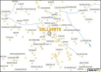 map of Gallupato