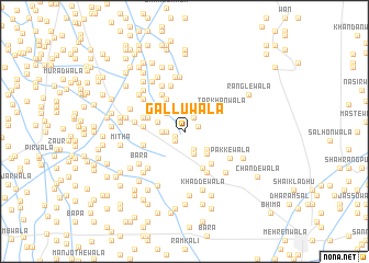 map of Galluwāla