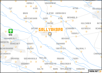 map of Gallyakapa