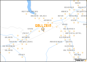map of Gallzein