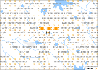 map of Galmaduwa