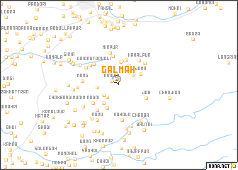 map of Galmah