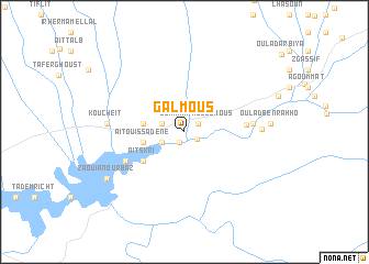 map of Galmous