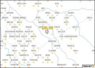 map of Galmo