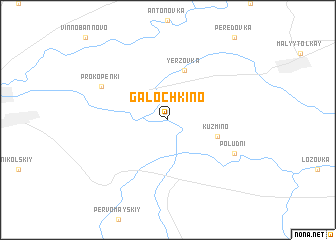 map of Galochkino