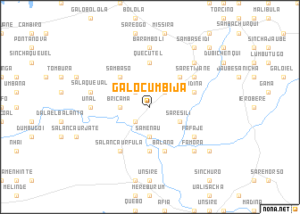 map of Galo Cumbijã