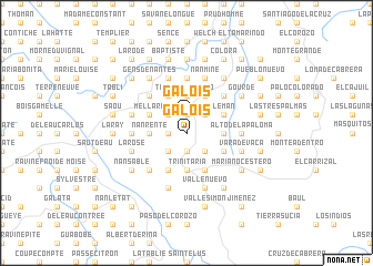 map of Galois