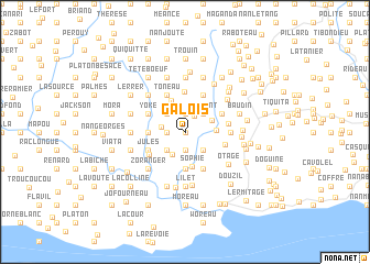 map of Galois