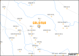 map of Galonda