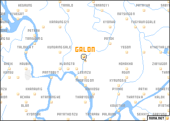 map of Galon