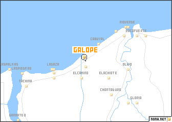 map of Galope