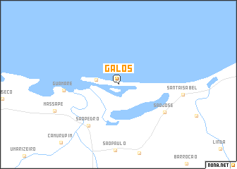 map of Galos