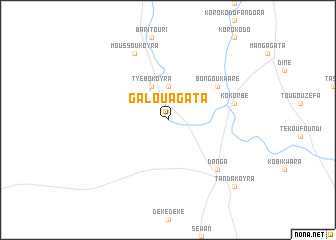 map of Galouagata