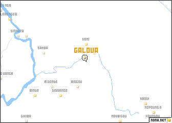 map of Galoua