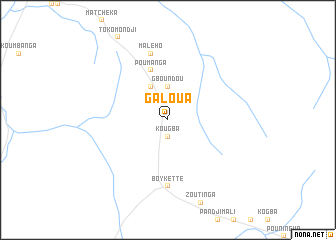map of Galoua
