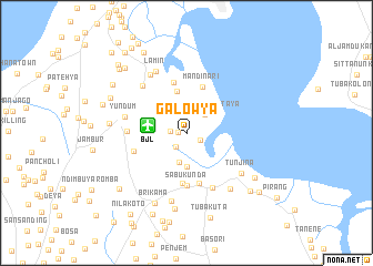 map of Galowya