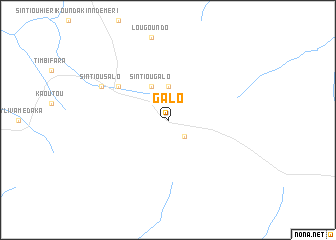 map of Galo