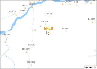 map of Galo
