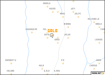 map of Galo