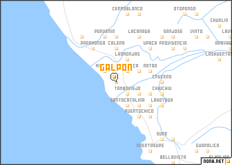 map of Galpón
