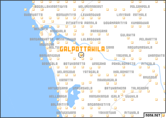 map of Galpottawila