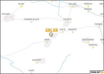 map of Galşa