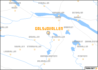 map of Galsjövallen