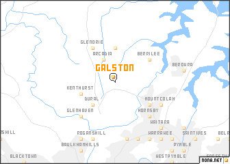 map of Galston