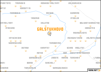 map of Galstukhovo