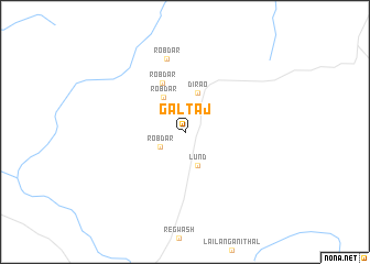 map of Galtāj
