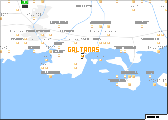 map of Galtanäs