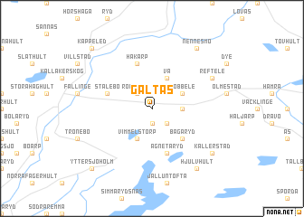 map of Galtås