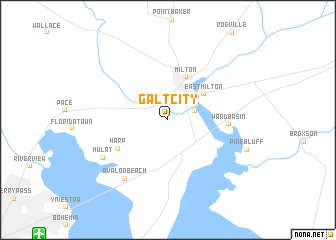 map of Galt City