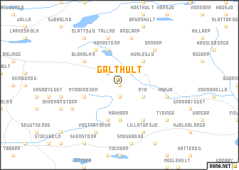 map of Galthult