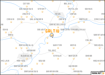 map of Galtiu