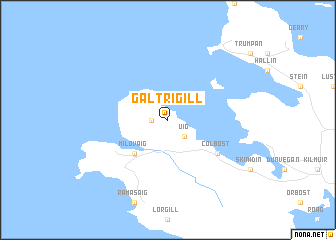 map of Galtrigill