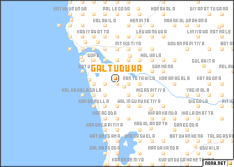 map of Galtuduwa