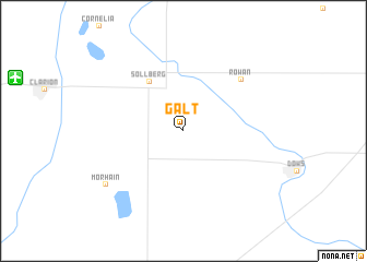 map of Galt