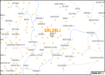 map of Galubli