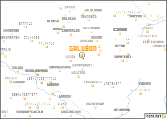 map of Galū Bon