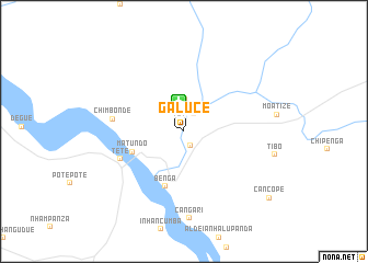 map of Galuce