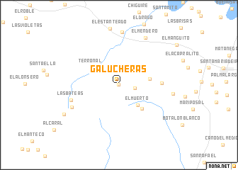 map of Galucheras