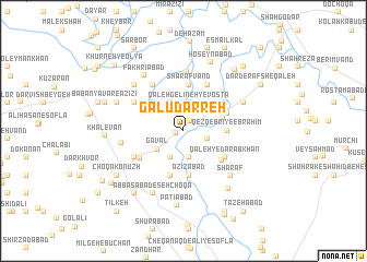 map of Galū Darreh