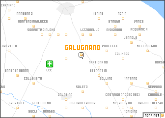 map of Galugnano