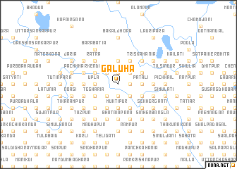 map of Galuha