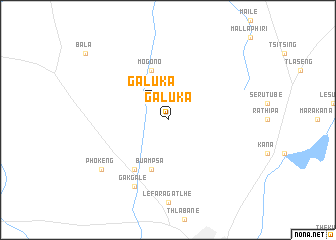 map of Ga-Luka