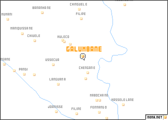 map of Galumbane