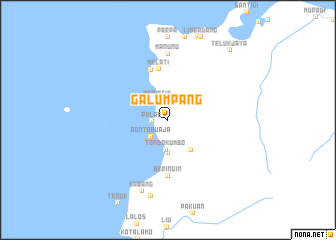 map of Galumpang